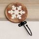Brown Wooden Snowflake Pattern Hooks For Kid Room